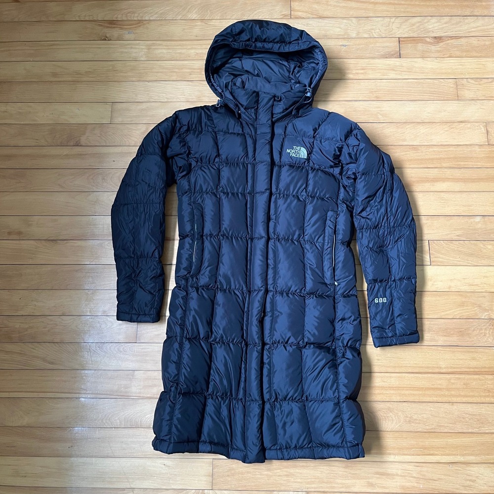 The North Face Metropolis Parka Womens XS Black 600 Fill Down Long Puffer Jacket